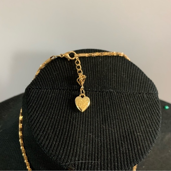 Betsey Johnson Gold Necklace with Red Pendant - Picture 4 of 5